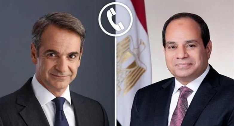 السيسي يبحث سبل تعزيز التعاون المشترك بين مصر واليونان