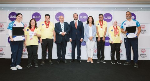 المصرية للاتصالات تكرم أبطال الأولمبياد الخاص بالمسابقة الإقليمية للفروسية بالإمارات 