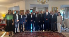 جلسة نقاش لوزير الخارجية مع كبار رجال الأعمال وقيادات غرفة التجارة في قبرص