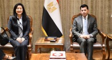 وزير الشباب يستقبل الممثلة المقيمة لبرنامج الأمم المتحدة الإنمائي