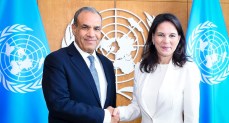 وزير الخارجية يلتقي مع رئيسة الدورة ٨٠ للجمعية العامة للأمم المتحدة