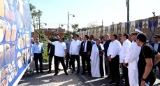 رئيس الوزراء يفتتح المحور المروري الجديد لمدخل شبين الكوم