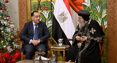 رئيس الوزراء يهنئ قداسة البابا تواضروس الثاني بمناسبة عيد الميلاد 