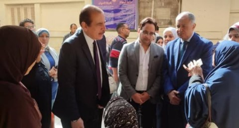  وزير الصحة يتفقد مستشفى التحرير العام بالجيزة 