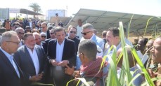  محافظ البنك المركزي المصري ووزير الزراعة يتفقدان عدد من القرى المستفيدة من مشروع دعم صغار المزارعين بمحافظة أسوان