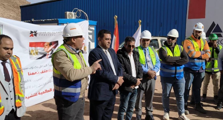 العمل تُطلق مبادرة سلامتك تهمنا بموقع مشروع التجلي الأعظم بسانت كاترين