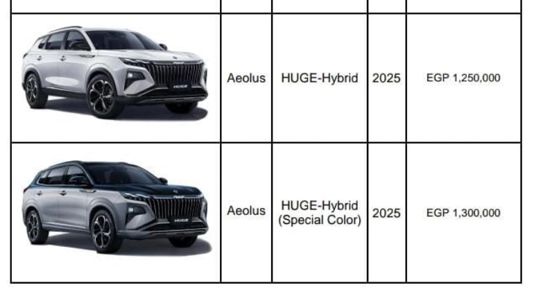 أسعار سيارات دونج فينج