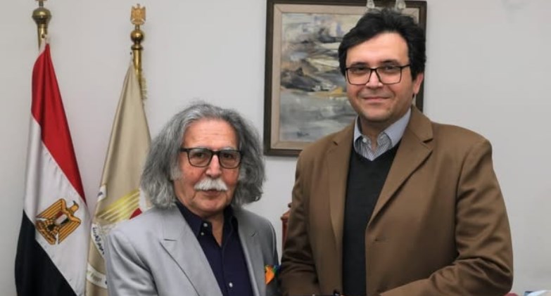  الفنان التشكيلي العراقي رضا العزاوي