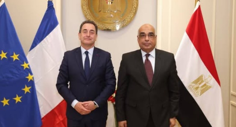 وزير العدل يستقبل سفير جمهورية فرنسا بالقاهرة