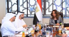 اجتماع  وزيرة التنمية المحلية والبيئة