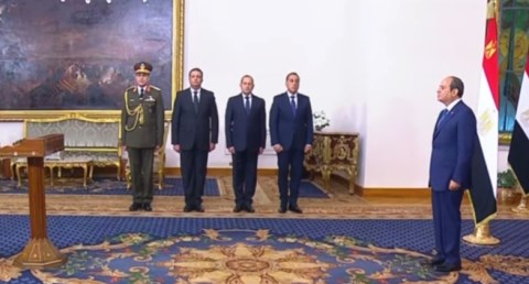 الوزراء الجدد يؤدون اليمين الدستورية أمام الرئيس عبد الفتاح السيسي