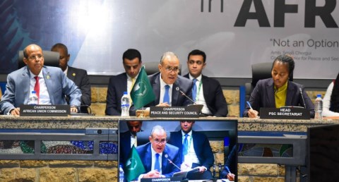  وزير الخارجية يترأس جلسة مشاورات مجلس السلم والأمن غير الرسمية حول السودان