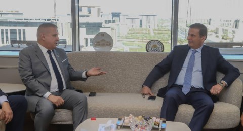 وزير الزراعة يستقبل رئيس ووكيل وأمين سر لجنة الزراعة والري بمجلس الشيوخ