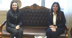 وزيرة التضامن الاجتماعي تهنيء وزيرة الإسكان عقب أداء اليمين الدستورية