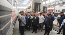 وزير النقل يجري جولة تفقدية هامة بورش صيانة السكك الحديدية بكل من أبو غاطس والفر