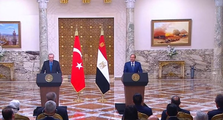 الرئيس عبد الفتاح السيسي، والرئيس رجب طيب أردوغان 