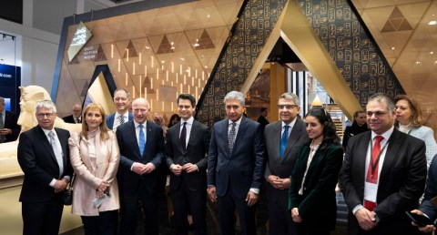وزير السياحة والآثار يستقبل عدد من الزيارات الهامة للجناح المصري المُشارك في فعاليات بورصة برلين السياحية ITB Berlin 2026 