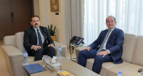 استقبال الدكتور بهاء الغنام المدير التنفيذي لجهاز مستقبل مصر للتنمية المستدامة، لوزير المالية