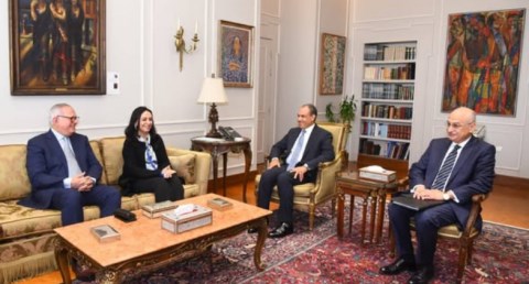 وزير الخارجية يلتقي وزيرة التضامن الاجتماعي ورئيس منظمة تضامن الشعوب الأفروآسيوية