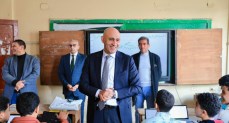 جولة مفاجئة لوزير التعليم بالغربية لمتابعة نسب حضور الطلاب والاختبارات الشهرية 