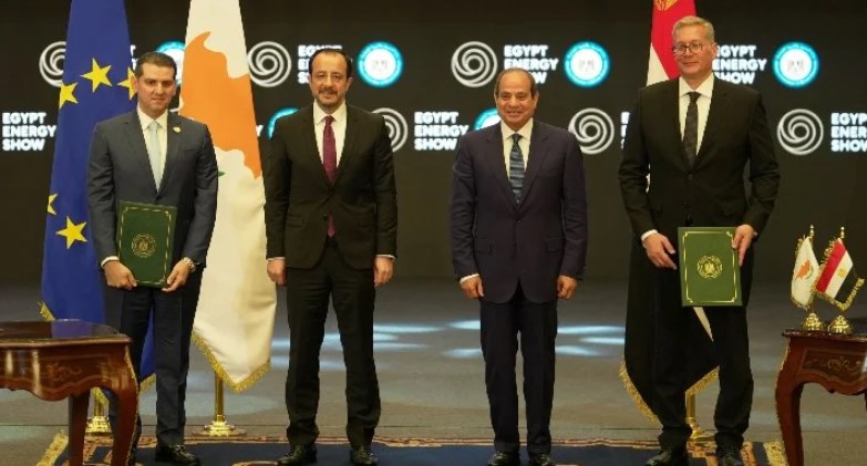 الرئيس السيسي ونظيره القبرصي يشهدان مراسم التوقيع على الاتفاقية الإطارية للتعاون في مجال الغاز