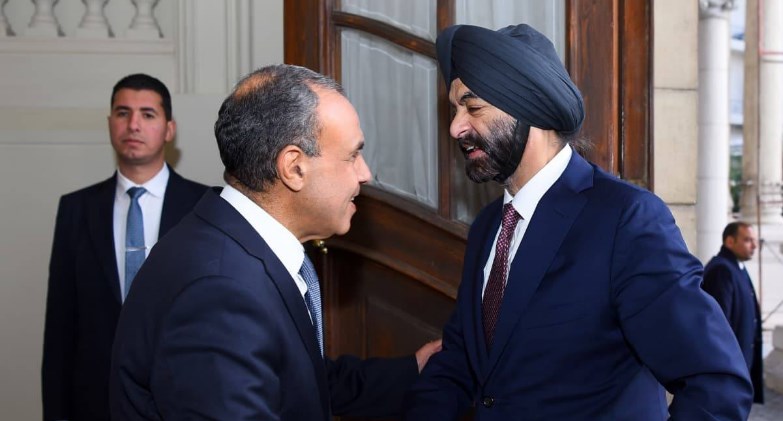 وزير الخارجية يبحث مع رئيس مجموعة البنك الدولي سبل تعزيز التعاون