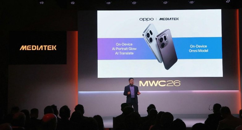 OPPO وميدياتيك MediaTek تستعرضان ابتكارات الذكاء الاصطناعي على الهواتف خلال MWC 2026