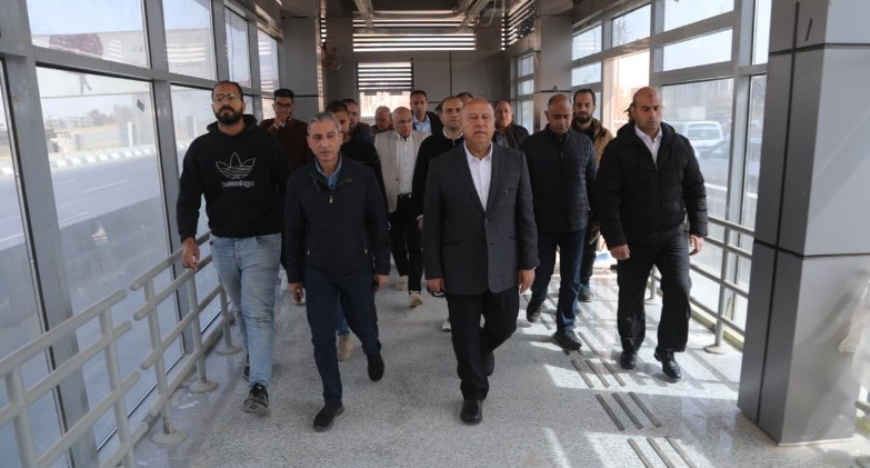 وزير النقل يتفقد التشطيبات النهائية وجاهزية مشروع الأتوبيس الترددي السريع BRT