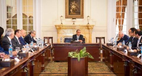  وزير الخارجية يستقبل وفدًا من غرفة التجارة الأمريكية بالقاهرة