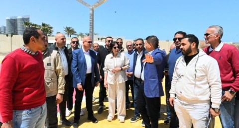 وزيرة الإسكان تتفقد مشروعات مارينا 8 و"بوغاز 24" والممشى السياحي بمارينا