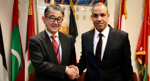 وزير الخارجية يلتقي النائب الأول لرئيس وكالة التعاون الدولي اليابانية