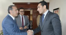 وزير الشباب والرياضة يبحث مع رئيس هيئة الرقابة المالية تعزيز أطر التعاون المشترك 