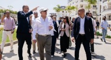 المهندس عمرو سليمان في جولة ميدانية لتفقد مشروعات ماونتن ڤيو في القاهرة الجديدة برفقة الرؤساء التنفيذيين للشركة 