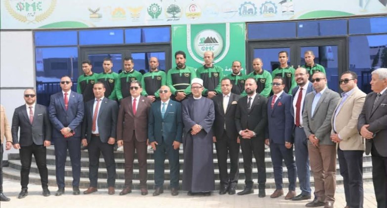  مجمع عمال مصريستقبل وزير العمل والتأهيل الليبي لتنفيذ المرحلة الثانية للتدريب المشترك