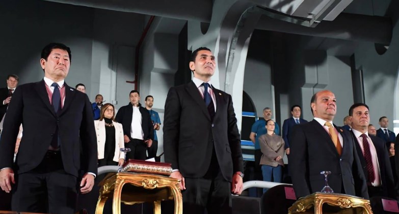 وزير الشباب والرياضة يفتتح بطولة كأس العالم للجمباز الفني