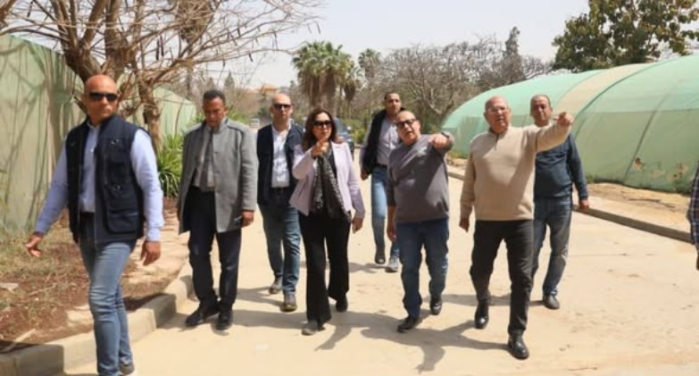 منال عوض تتفقد المشتل المركزي للوزارة بالقاهرة الجديدة