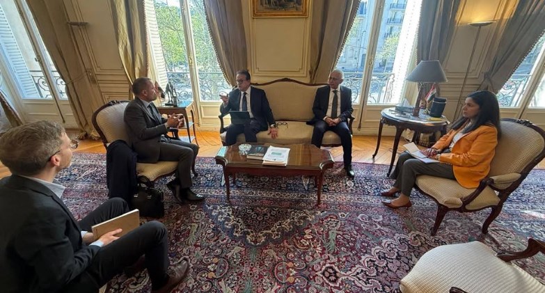 وزير الصحة يبحث تعزيز التعاون الطبي مع مستشفى «أدولف دي روتشيلد» بفرنسا