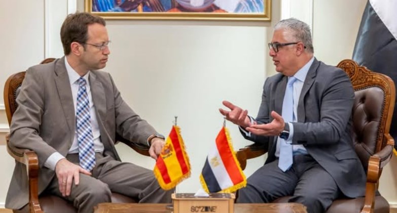 وليد جمال الدين يستقبل سفير مملكة إسبانيا في مصر