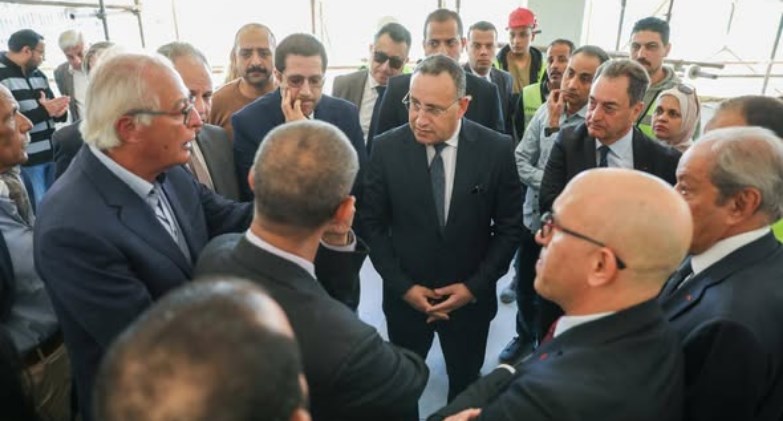 أعمال الحرم الجديد للجامعة الأهلية الفرنسية بمدينة الشروق