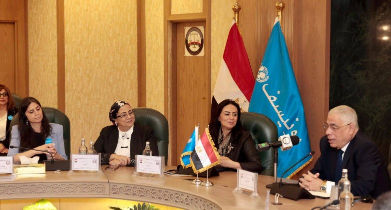 وزيرة التضامن الاجتماعي تشهد افتتاح "الغرف الصديقة للطفل" بمقر مكتب النائب العام