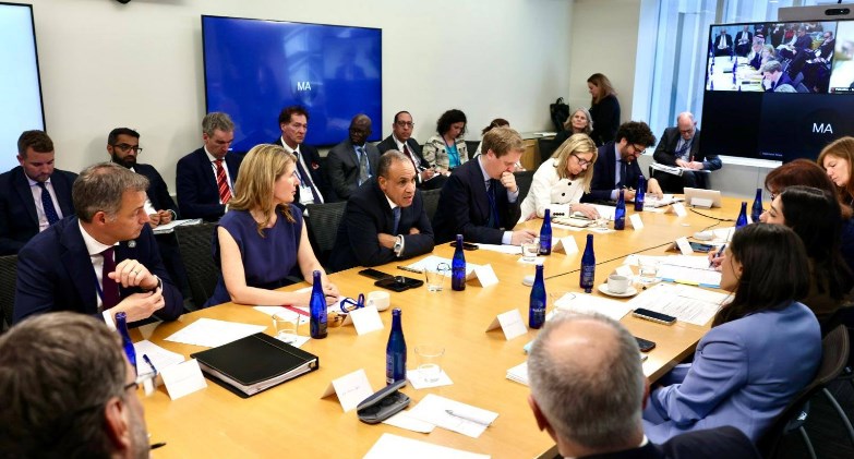 وزير الخارجية يشارك في حلقة نقاشية رفيعة المستوى حول التعافي المبكر في غزة 