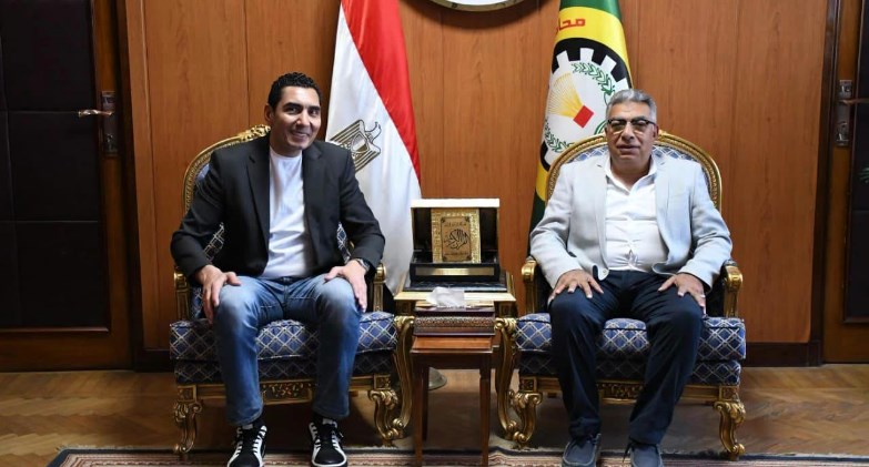 وزير الشباب والرياضة يستعرض مع محافظ الدقهلية أطر تعزيز الاستثمار الرياضى بالمحافظة