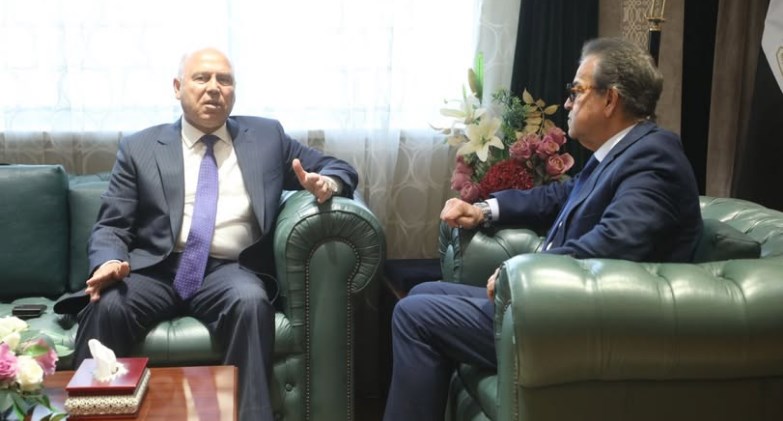 وزير الصحة والسكان و الفريق مهندس كامل الوزير