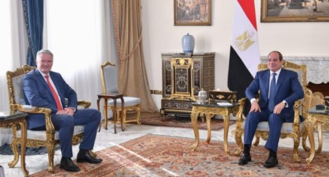 السيسي يلتقي أمين عام منظمة التعاون الاقتصادي والتنمية 