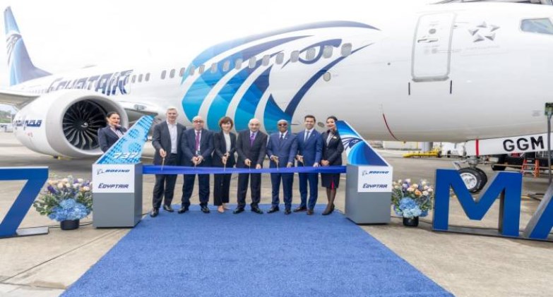 مصر تتسلم أول طائرة من طراز «B737-8Max»