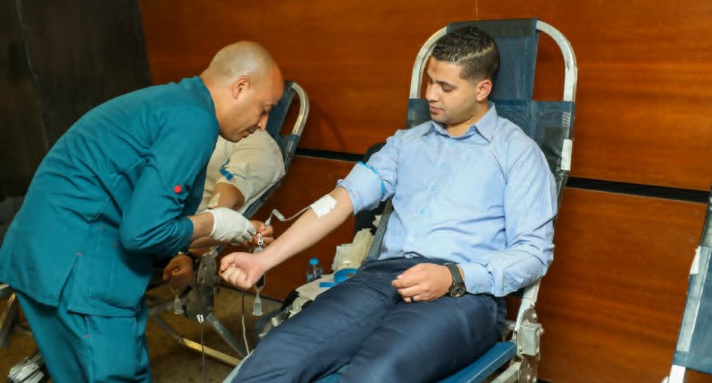 البنك الزراعي المصري يُطلق حملة لتشجيع موظفيه للتبرع بالدم بالتعاون مع وزارة الصحة 