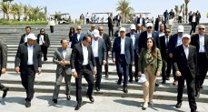 رئيس الوزراء يتفقد معدلات الإنجاز بمشروع "حدائق تلال الفسطاط"