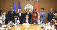 وزيرة التنمية المحلية والبيئة تشهد توقيع اتفاق تمويل مشروع الصناعة الخضراء المستدامة بقيمة 45 مليون يورو 