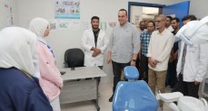 رئيس هيئة الرعاية الصحية يتفقد مستشفى العدوة المركزي ووحدتي طب أسرة الشيخ زياد وبان العلم 