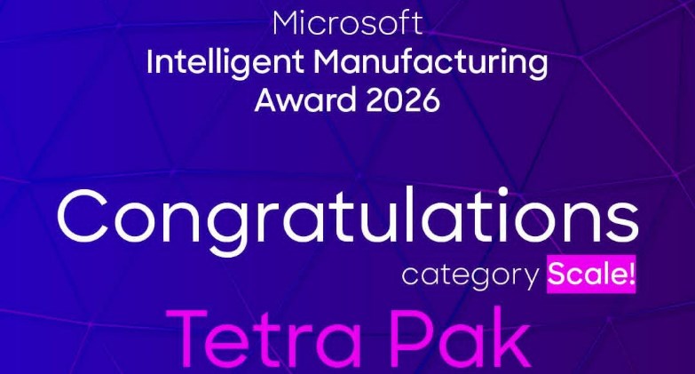 نظام TETRA PAK®️ FACTORY OS™️ تفوز بجائزة “MIMA 2026” عن فئة “SCALE!”